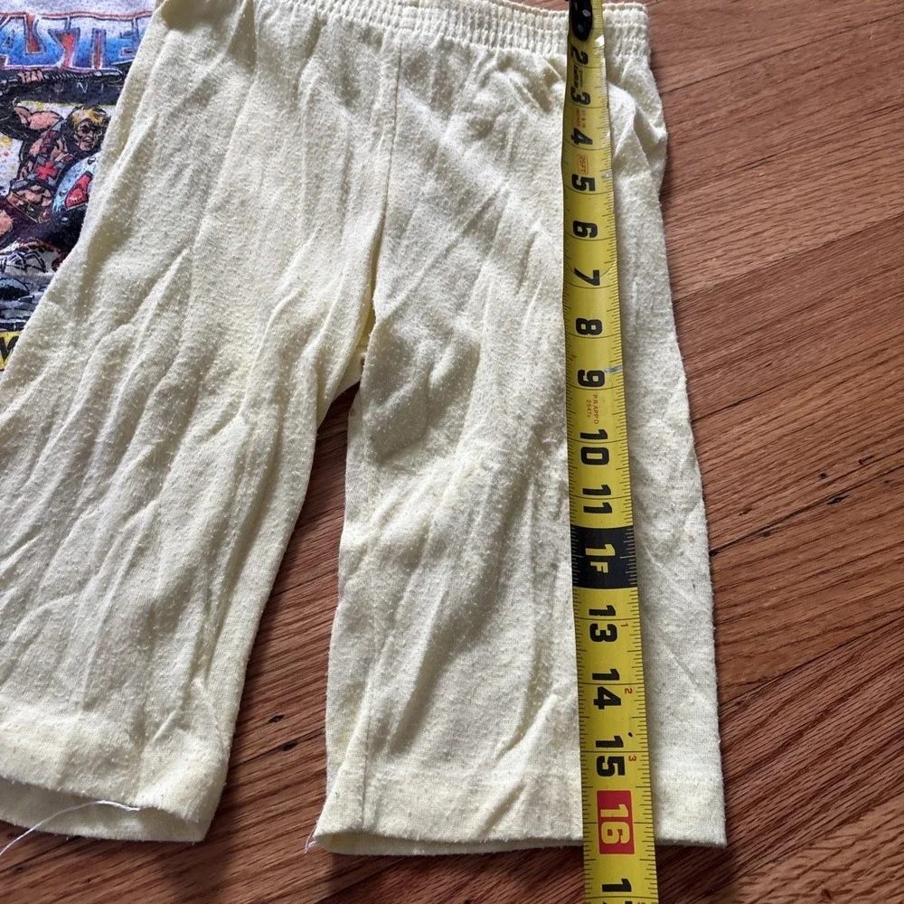 Vintage Masters Of The Universe Kids Pajama Set HeMan Mattel 1982 Size 5